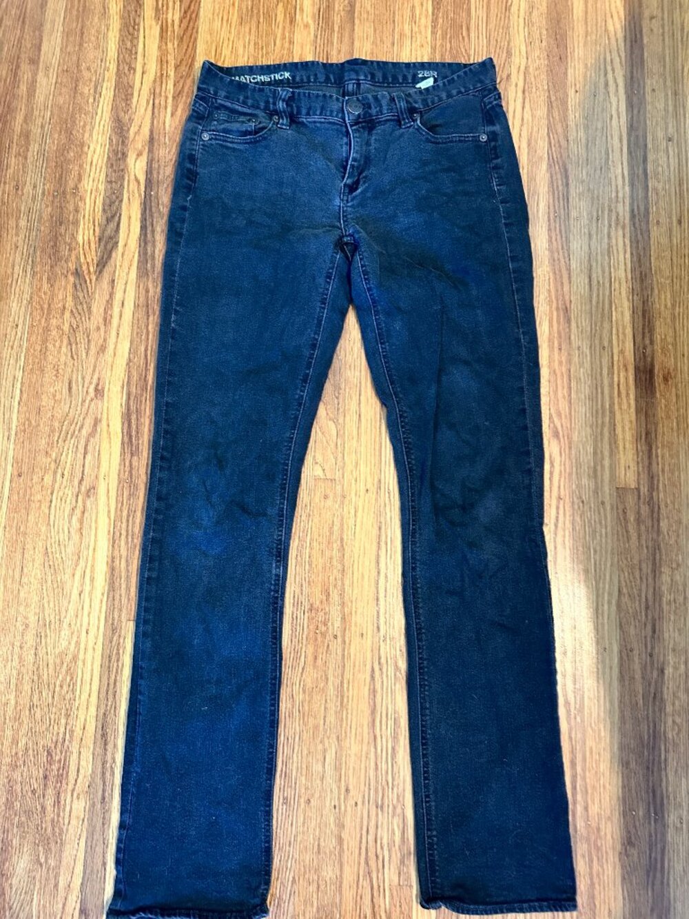 J Crew Black Matchstick Jeans 28R